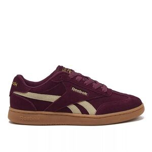 Reebok Burgundy and Beige Sneakers
